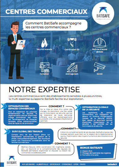 centres commerciaux - batisafe